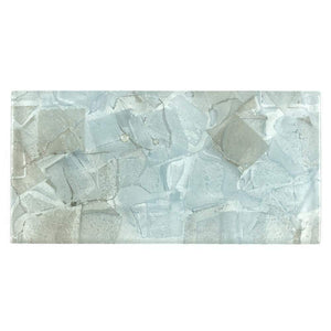 Liquid Glass Subway Tile Aqua 3 x 6