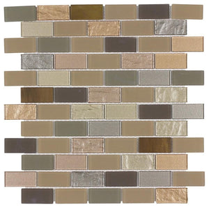 Glass Tile Backsplash Italy 1x2