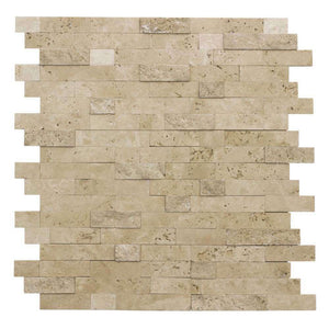 Peel and Stick Backsplash Travertine Stone