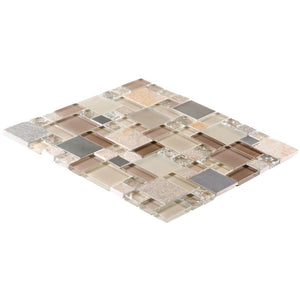 Three Elements Glass Mosaic Tile