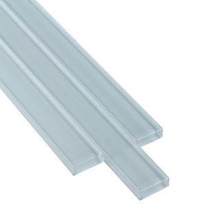 Glass Tile Pencil Liner Blue Trim Piece