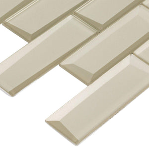 Glass Wall Tile Dimension Champagne 2x6