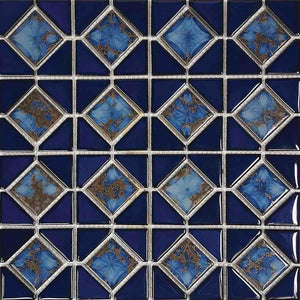 Earth Blue Diamond Pool Mosaic Tile