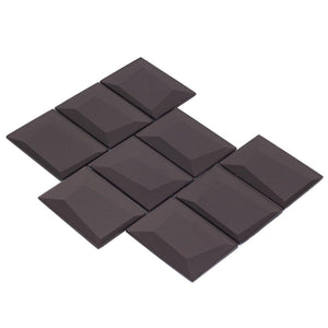 Glass Wall Tile Dimensional Purple