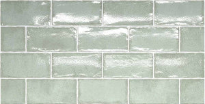 Farmhouse Subway Tile 3x6 Green for kitchen and bathroom