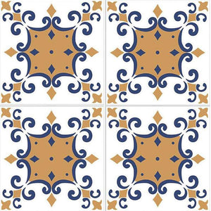 Basque Patterned Porcelain Tile 6x6 for pool, bathroom, and pool