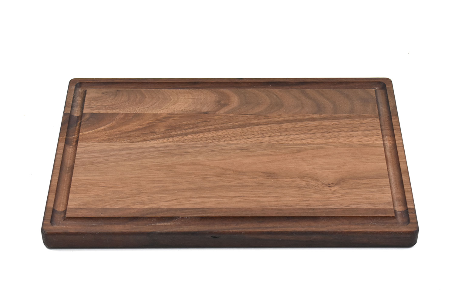 Rectangular cutting board with rounded corners & juice groove