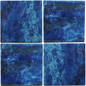 Coral Reef Blue Porcelain Pool Tile 6x6 for the swimming pool and spa