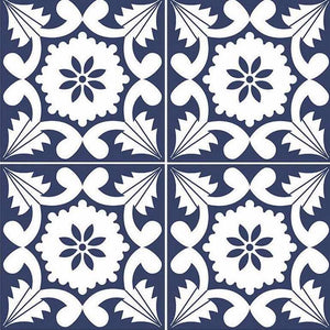 Iberian Patterned Porcelain Tile 6x6 for backsplash, bathroom, and pool