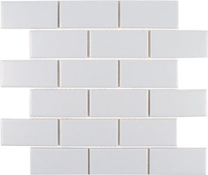 Essentials Porcelain Subway Tile Light Grey 2''x4'' in a textured/matte finish for kitchen backsplashes, bathrooms, showers, fireplace, foyers, floors, and accent/featured walls.