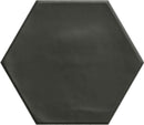 Magnolia Hex Black Matte Porcelain Tile 6x7 for floor and walls