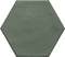 Magnolia Hex Green Matte Porcelain Tile 6x7 for floors and walls