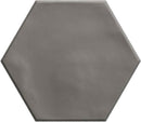 Magnolia Hex Grey Matte Porcelain Tile 6x7 for floor and walls