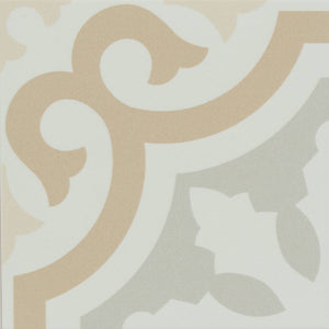 Patterned Porcelain Tile Warm 8x8 for floors and walls