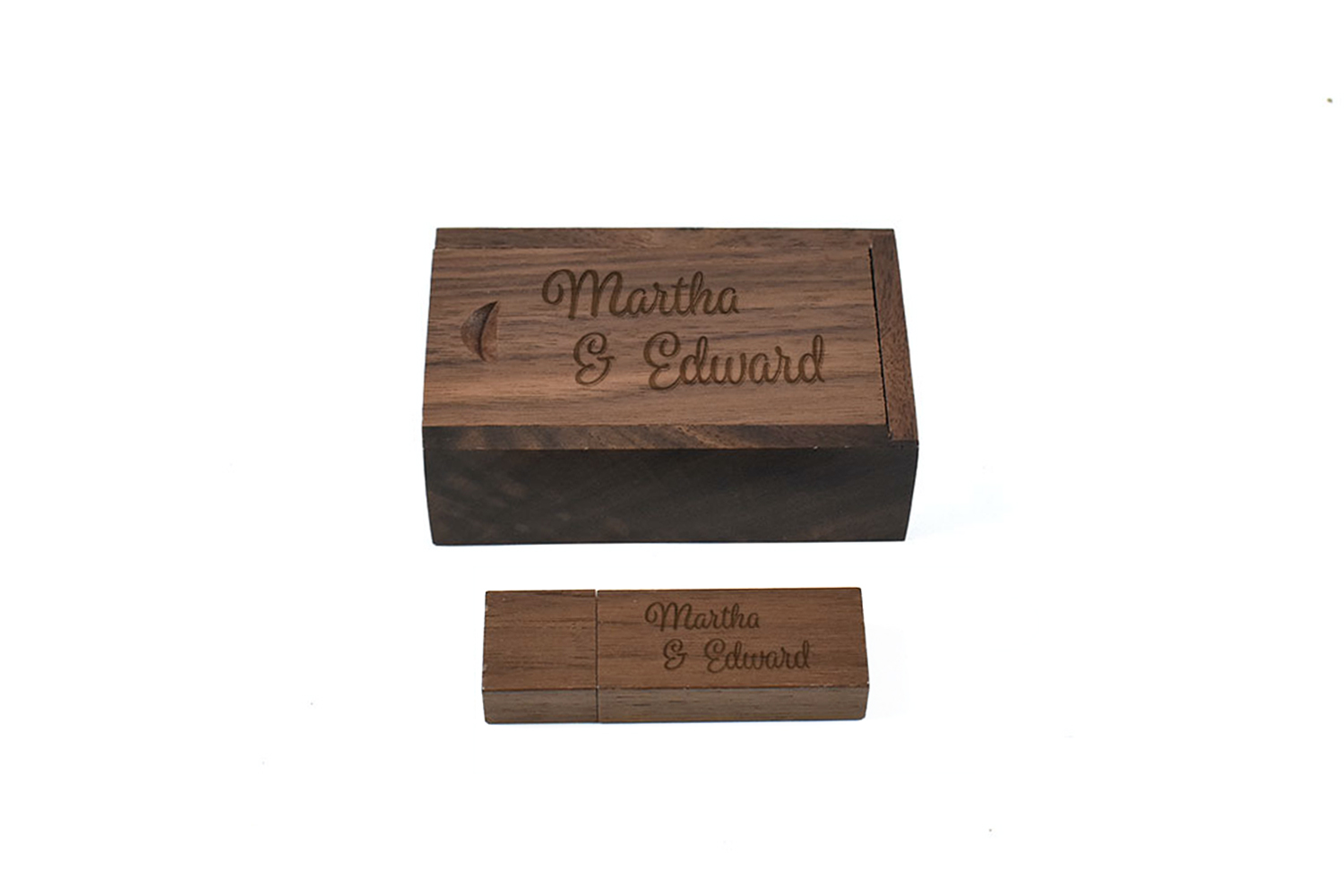 Wooden USB key 16GB with Wooden Case